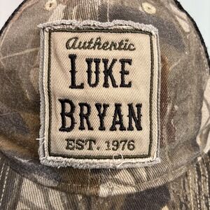 LUKE BRYAN EST 1976 Official Country Music Camo Mesh Strap Back Baseball Cap